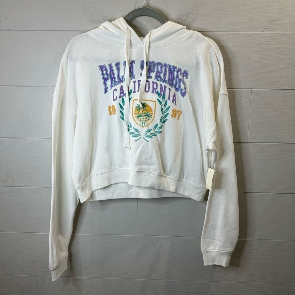 Aeropostale | New With Tags Palm Springs Cropped Pullover Hoodie Size Small